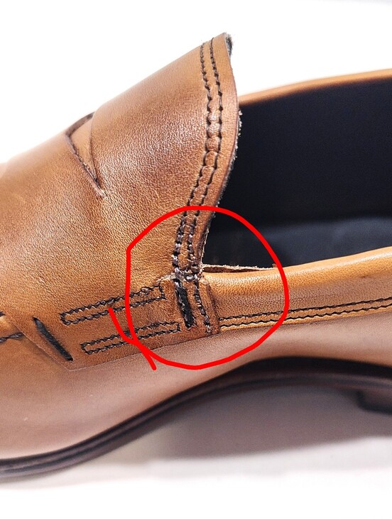 Allen Edmonds Wooster Street Penny Loafer Men 9½ EEE Wide Tan Leather *Read Desc main image 2